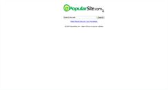 Desktop Screenshot of popularsite.com